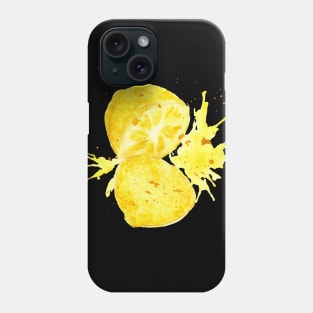 Juicy lemon. Bright summer print Phone Case