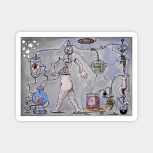 Strange worlds from a strange mind No-5 - modern family Magnet