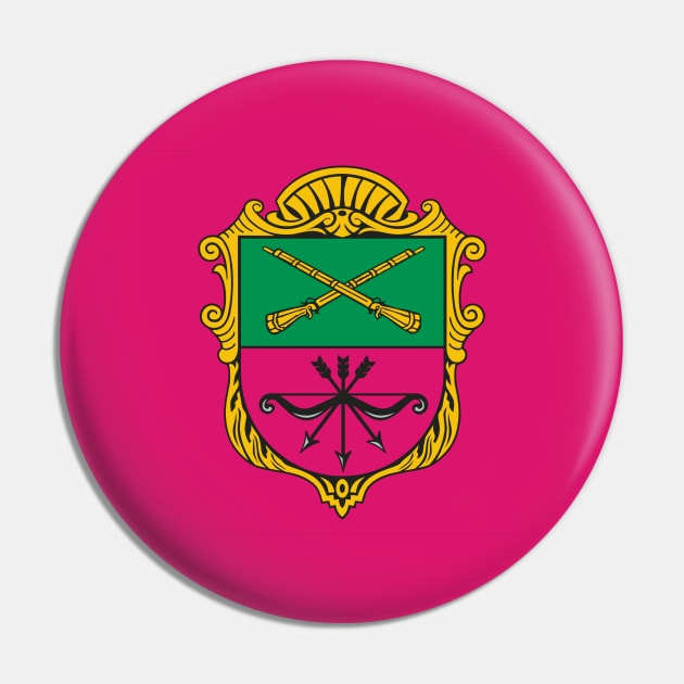 Flag of Zaporizhzhia Ukraine Pin by brigadeiro