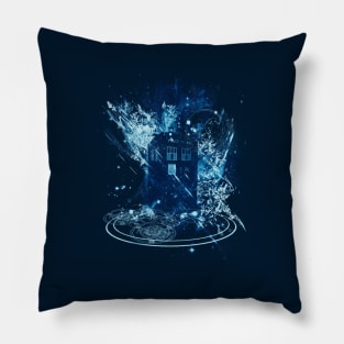 time and space vortex Pillow