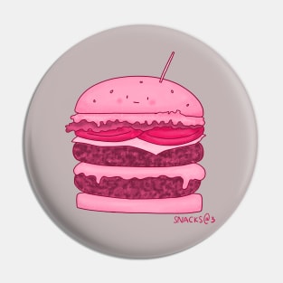 PINK Cheese Burger Pin