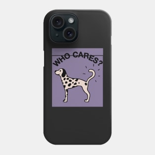 rex orange county who cares purple ? Phone Case