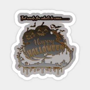 Halloween days happy Magnet