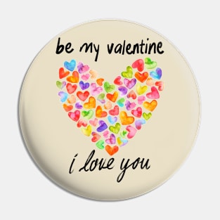 Be my valentine i love you Pin