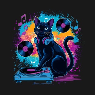 The Groovy Cat DJ T-Shirt