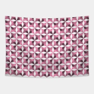 Geometric Diamond Pattern (Rose Gold) Tapestry