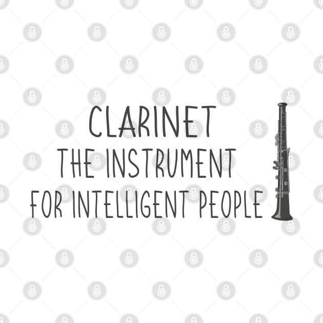 Clarinet The Instrument For Intelligent People by Success shopping