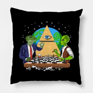 Alien Illuminati Pillow