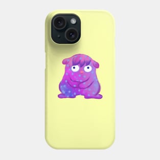 Cute Polka Dot Purple Monster Phone Case