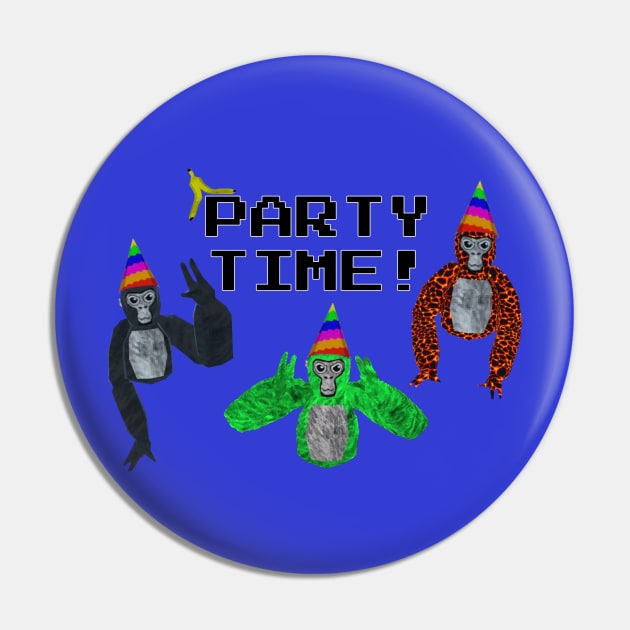 Gorilla Party Pin by Meatball_Jones