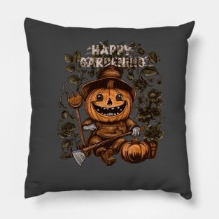 HAPPY GARDENING - Halloween Pumpkin Pillow