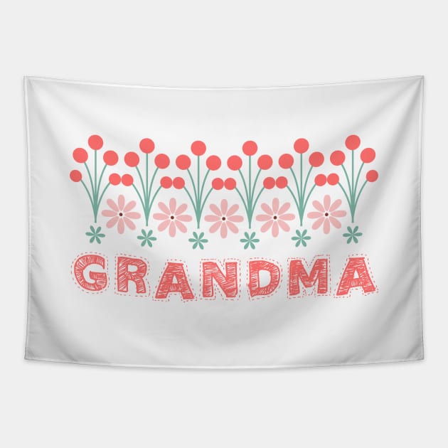 Grandma Gift Tapestry by Gestalt Imagery