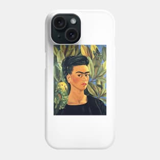 Frida Kahlo Self-Portrait with Bonito 1941 Art Print Mexican Painter Surrealism Magic Realism Phone Case