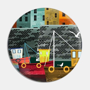 Coastal Town Pin