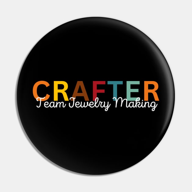 Crafter Jewelry Making Pin by Craft Tea Wonders