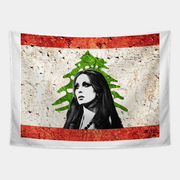 Fairuz beirut Tapestry by Beirout