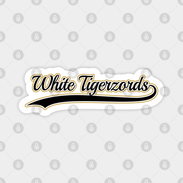 White Tigerzords Team Magnet by SimpleIsCuteToo