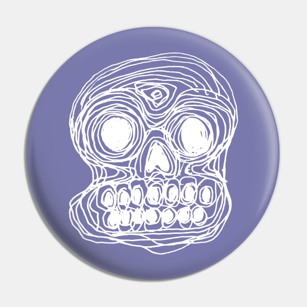 Crazy Face Pin by dankdesigns