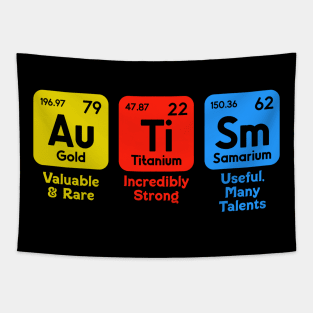 Autism periodic table Tapestry