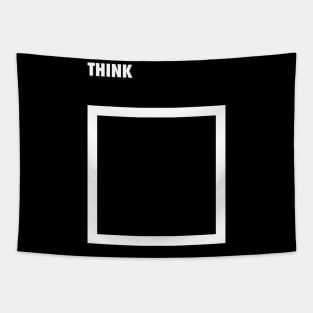 Think Outside the Box Tapestry