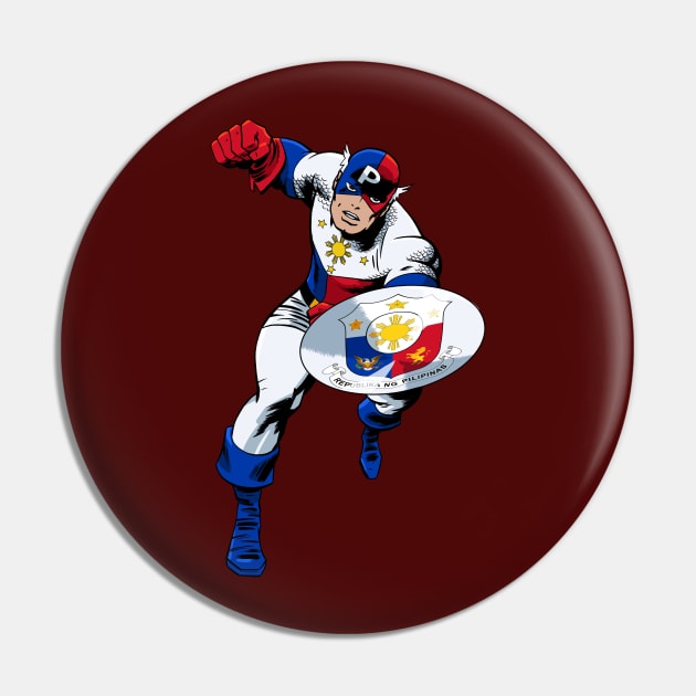 Captain Philippines Pin by ThirteenthFloor