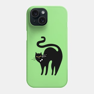 Black cat Phone Case