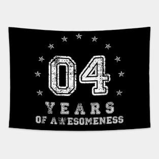 Vintage 4 years of awesomeness Tapestry