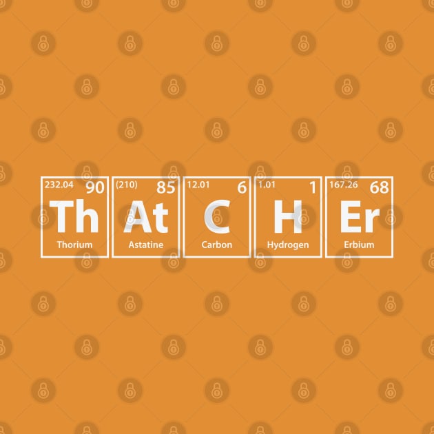 Thatcher (Th-At-C-H-Er) Periodic Elements Spelling by cerebrands