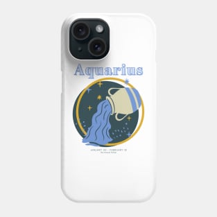 Aquarius Symbol Phone Case