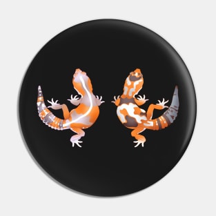 African Fat Tailed Gecko Pattern Pin