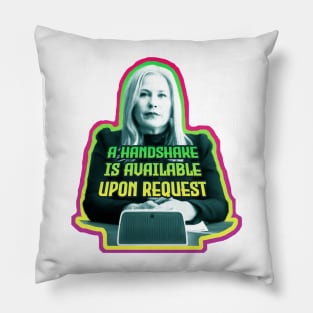 Severance series Patricia Arquette as Harmony Cobel Mrs. Selvig fan works graphic design by ironpalette Pillow