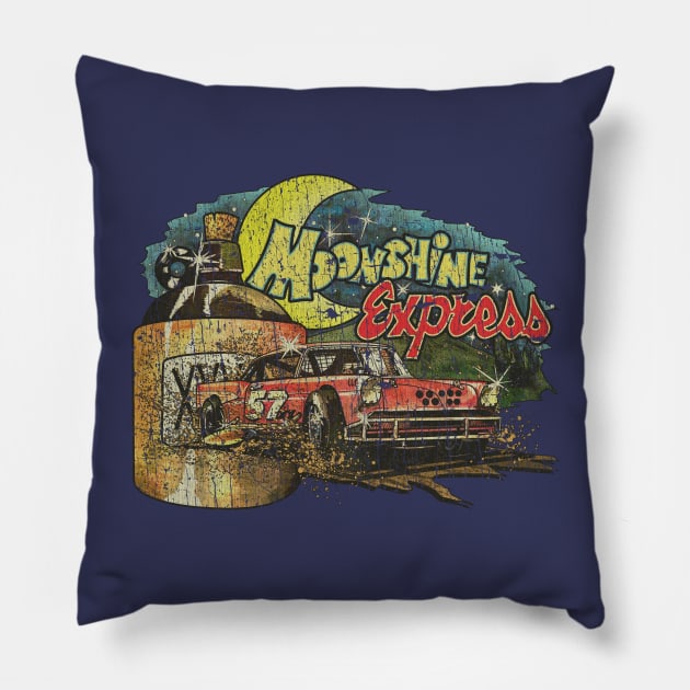 Moonshine Express 1976 Pillow by JCD666