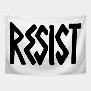 Resist Black Tapestry