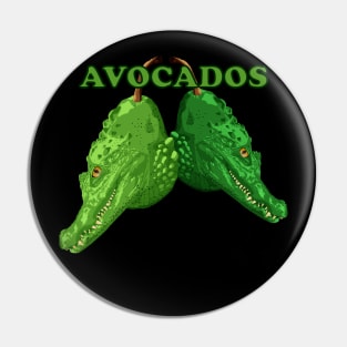 Avocados - A Handsome Pair of Alligator Pears Pin