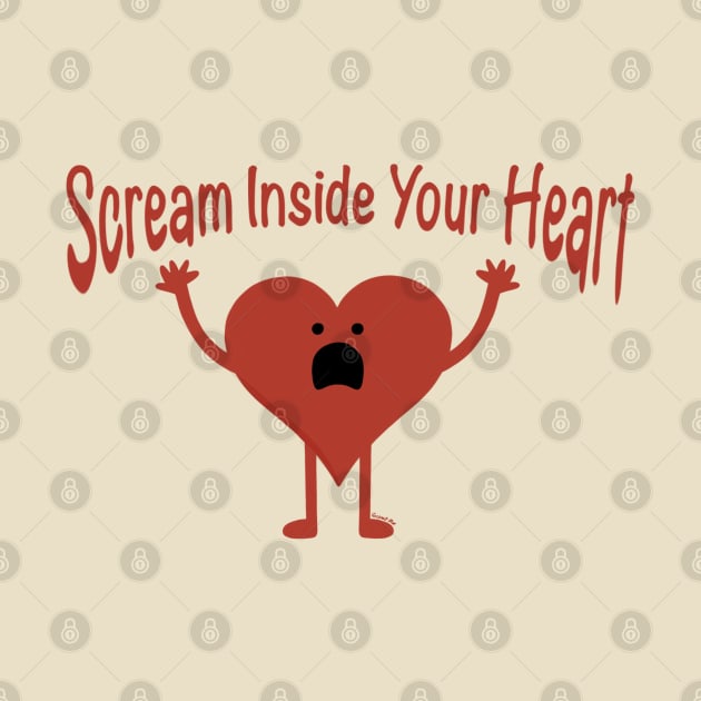 Scream Inside Your Heart by Coconut Moe Illustrations