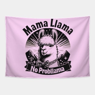 NO PROB-LLAMA! Retro Funny Llama Alpaca Graphic Tapestry