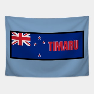 Timaru City in New Zealand Flag Tapestry