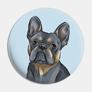 French Bulldog | Blue and Tan | Dilute Pin