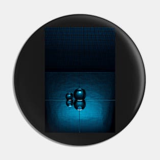 Coloured Sphere Background Pin