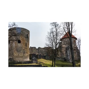 Ruins of medieval castle in Cesis, Latvia T-Shirt