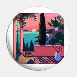 The sunset Pin