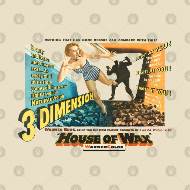 House of Wax Movie Poster by MovieFunTime