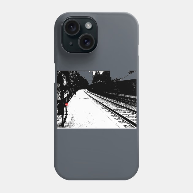 Train Station Phone Case by regiaart