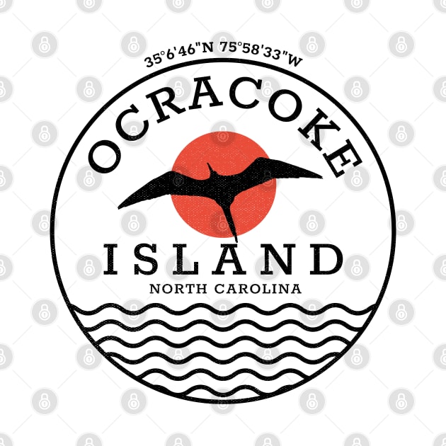 Ocracoke Island, NC Summertime Vacationing Seagull Sunrise by Contentarama