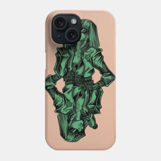 Queen Of Clubs Phone Case