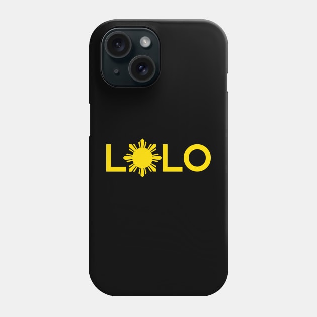Lolo - Grandfather - Filipino Flag Sun Phone Case by PixelTim
