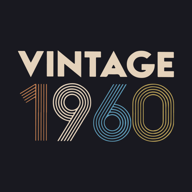 Vintage 1960 Birthday by colum