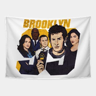 Funny brooklyn cop Tapestry