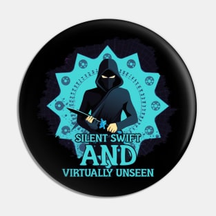 Ninja Hacker Pin