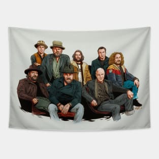 The Zac Brown Band - An illustration by Paul Cemmick Tapestry